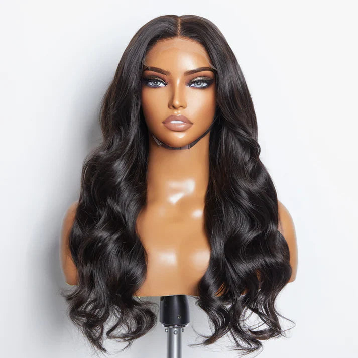 #1b transparent lace wig and HD lace wig