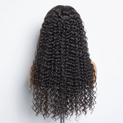 18"–32" Deep Wave 5x5 Glueless Lace Closure Wig – 180% Density