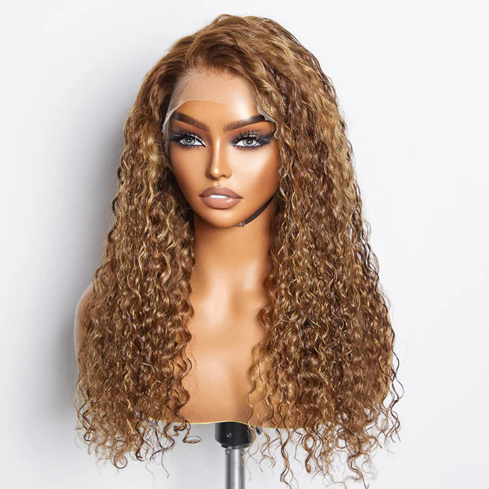 #4/27 Highlight Water Wave Lace Front Wig  13x4 | 150% Density