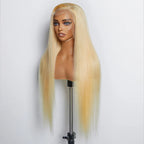 Hair 613 Straight Lace Front Wig 13x4 Blonde Human Hair Wig 200% Density