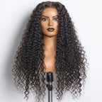 Deep Wave 5x5 HD Glueless Lace Closure Wig – 180% Density