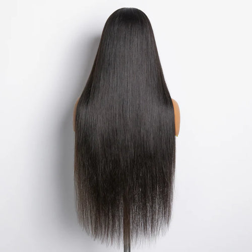 18"–32" Straight 5x5 Glueless Lace Closure Wig – 180% Density