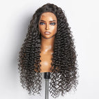 Deep Wave 13x4 Full Frontal Lace Wig – 200% Density