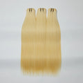 613 Platinum Blonde Straight Hair Bundles