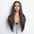 Straight 5x5 HD Glueless Lace Closure Wig – 180% Density