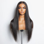 Straight 5x5 HD Glueless Lace Closure Wig – 180% Density