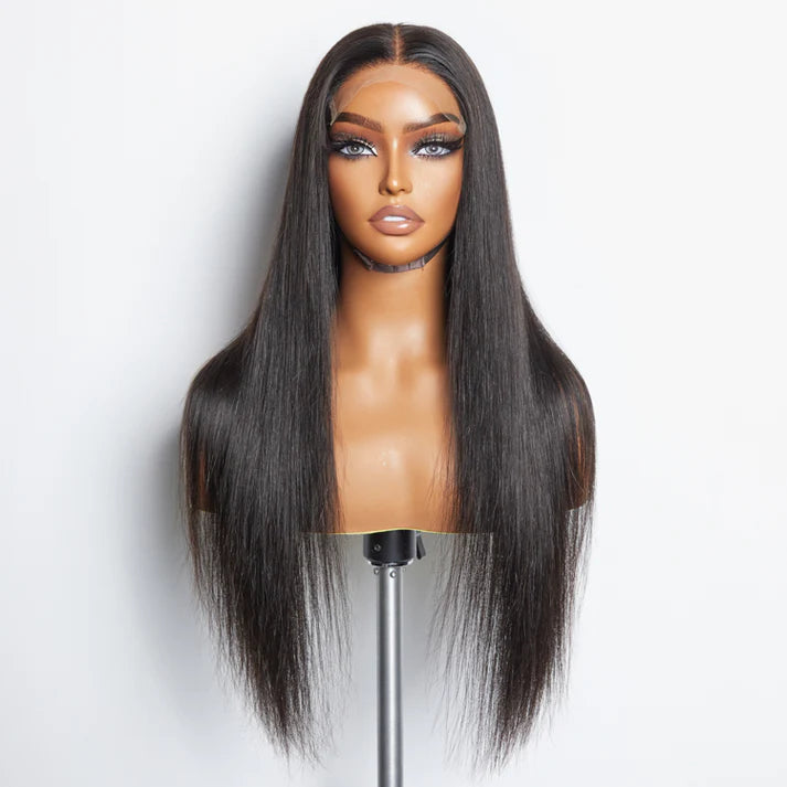 Straight 5x5 HD Glueless Lace Closure Wig – 180% Density