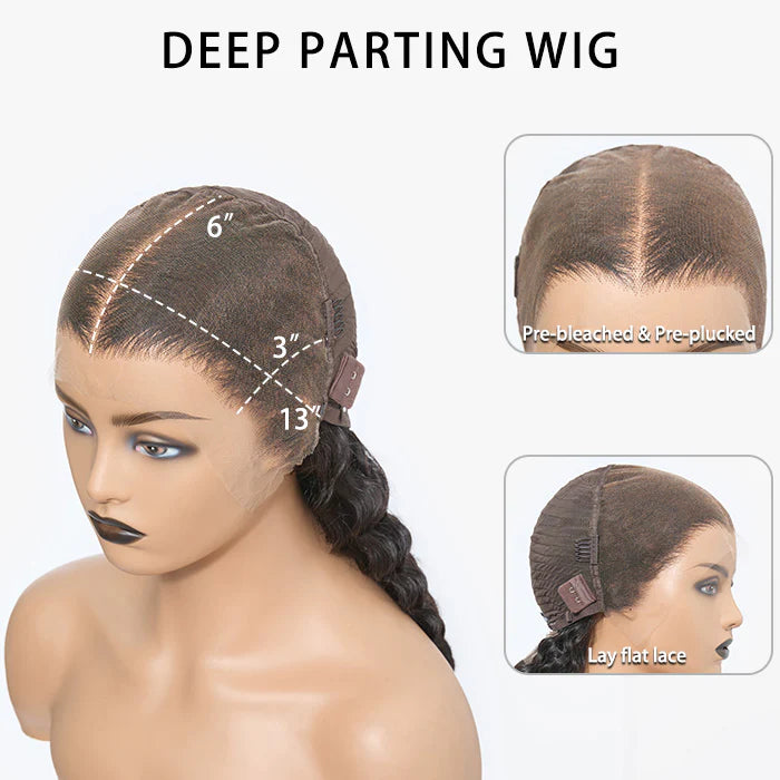 Deep Wave 13x6 HD Lace Frontal Wig – 180% & 200% Density