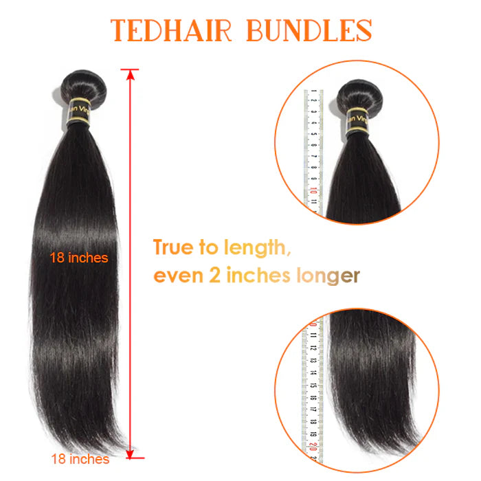 Indian Raw Hair Straight Bundles