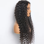 Deep Wave 13x4 HD Glueless Lace Frontal Wig – 180% Density