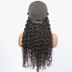 18"–32" Water Wave 5x5 Glueless Lace Closure Wig – 180% Density