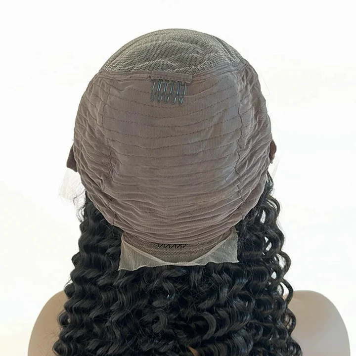 Deep Wave 13x6 3D Transparent Lace Frontal Wig – 150% Density