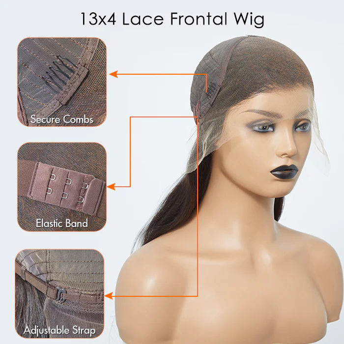 Body Wave 13x4 HD Glueless Lace Frontal Wig – 180% Density
