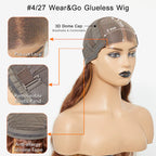#4/27 Highlight Body Wave Wear & Go Glueless Wig | 5x5 HD Closure