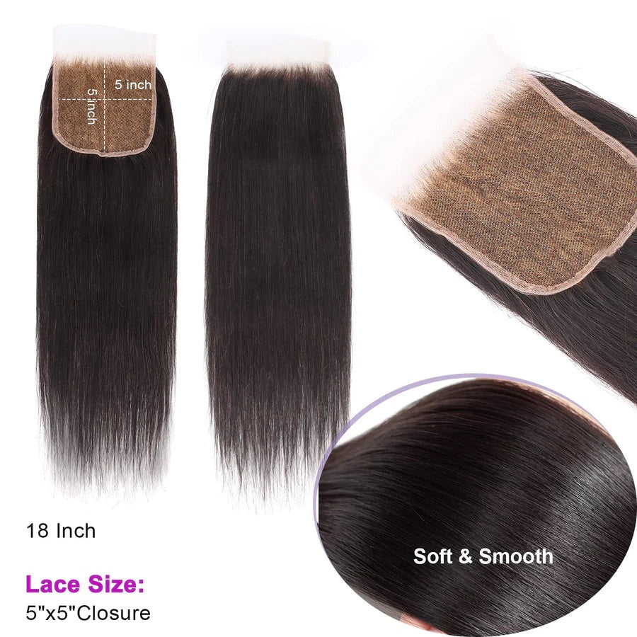Collaz 5x5 HD Lace Closure – Straight